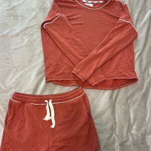 Madewell MWL Rust Lounge Set